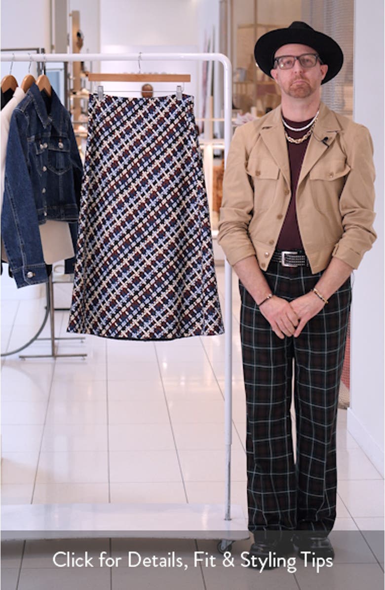 Leather A-Line Skirt, sales video thumbnail