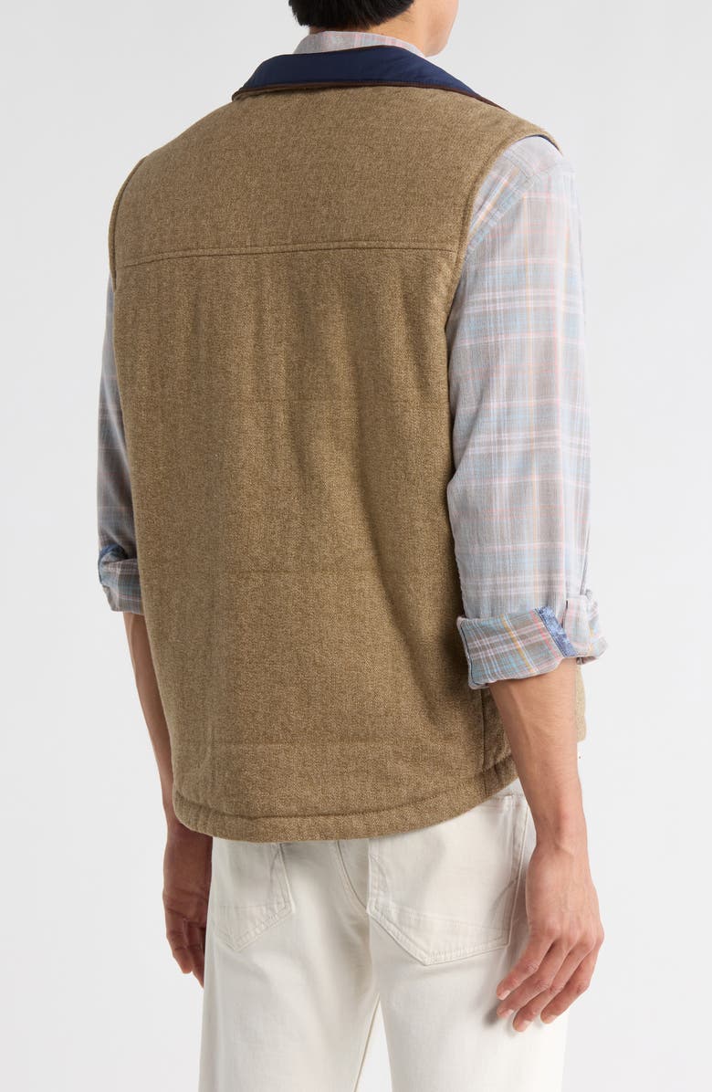 Tommy Bahama Pacific Grove Reversible Vest, Alternate, color, British Brown