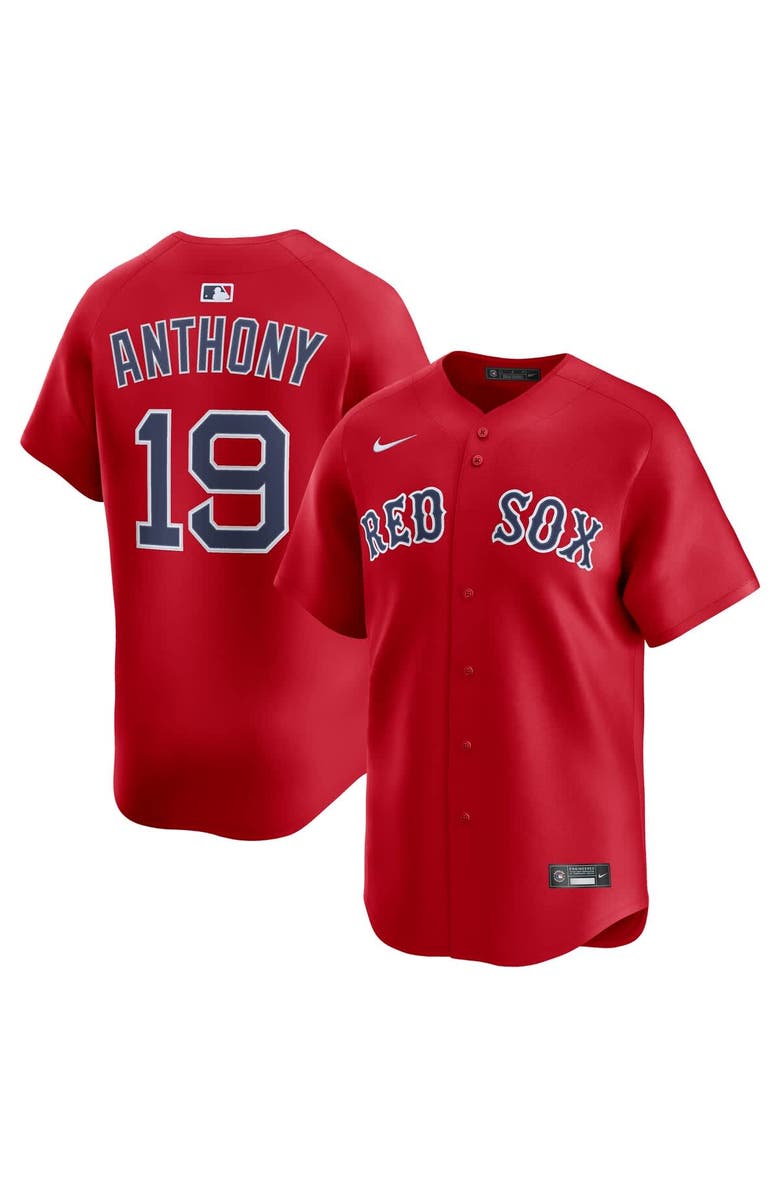 Nike Men's Nike Roman Anthony Red Boston Red Sox Alternate Limited Player Jersey, Main, color, Red