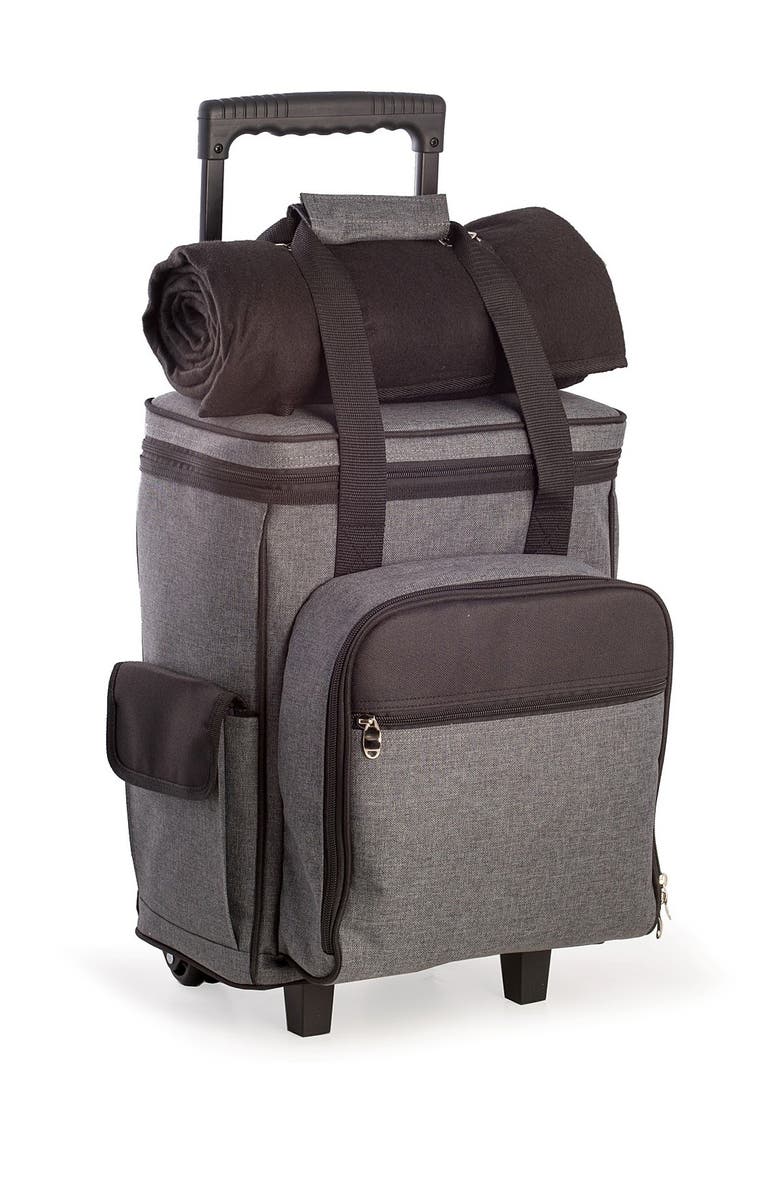 Bey-Berk Picnic Backpack and Blanket, Main, color, 