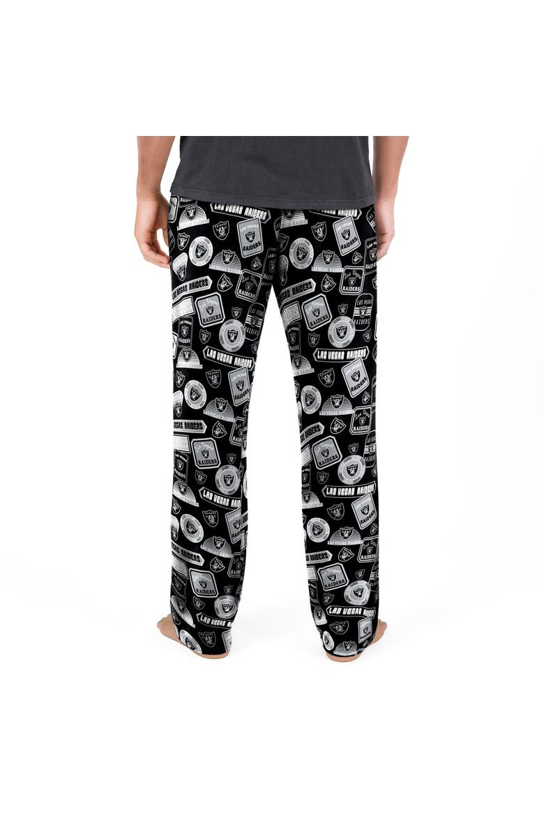 Men's Concepts Sport Black Las Vegas Raiders Grady Pants, Alternate, color, Black