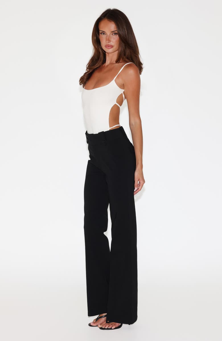 Tiger Mist Kittie Flare Pants, Alternate, color, Black