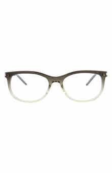 Saint Laurent 53mm Oval Optical Glasses