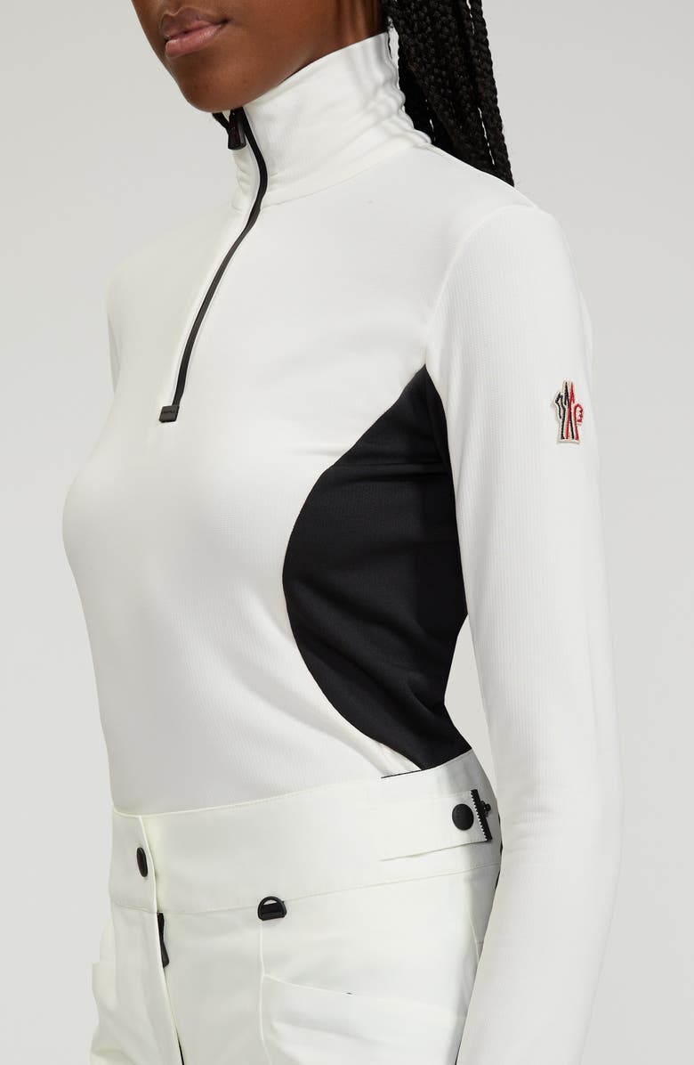 Moncler Grenoble Polartec<sup>®</sup> Power Grid<sup>™</sup> Base Layer Half Zip Pullover, Alternate, color, 