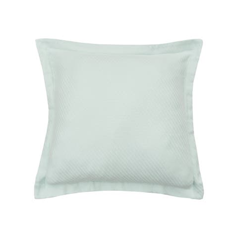 26" x 26" Sea Glass Preston Cotton Decorative Euro Pillow Sham