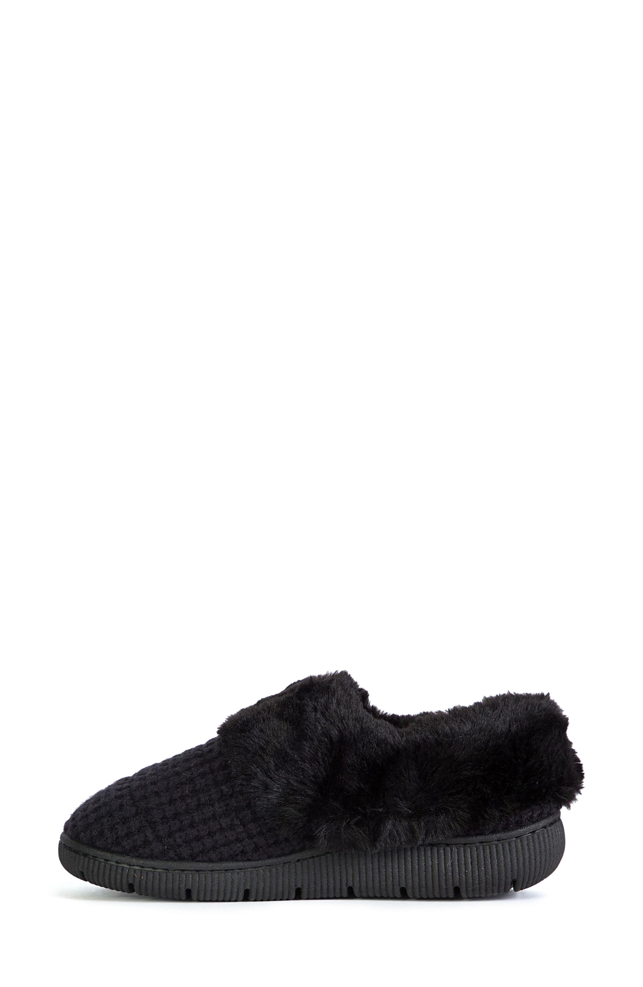 Baylor Slipper, Alternate, color, BLACK