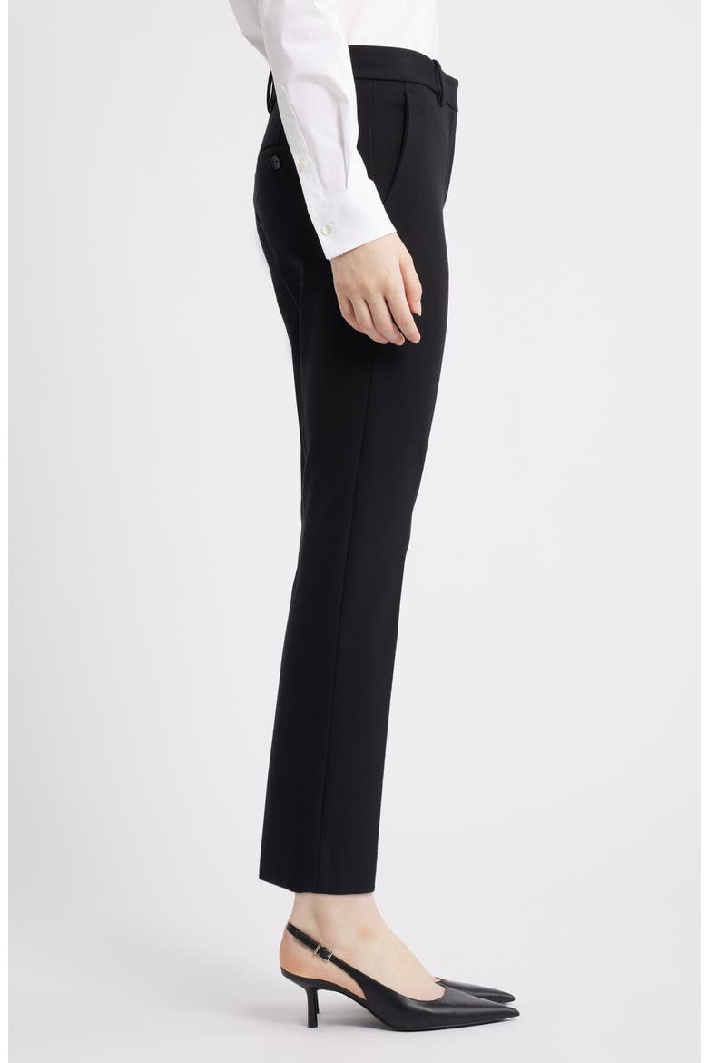 Treeca Ponte Crop Pants, Alternate, color, BLACK