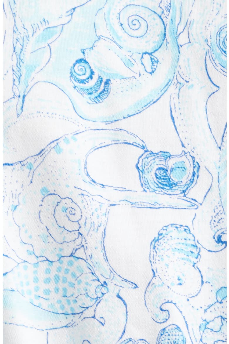 Melli Print Dress, Alternate, color, RESORT WHITE SHELL SHINE