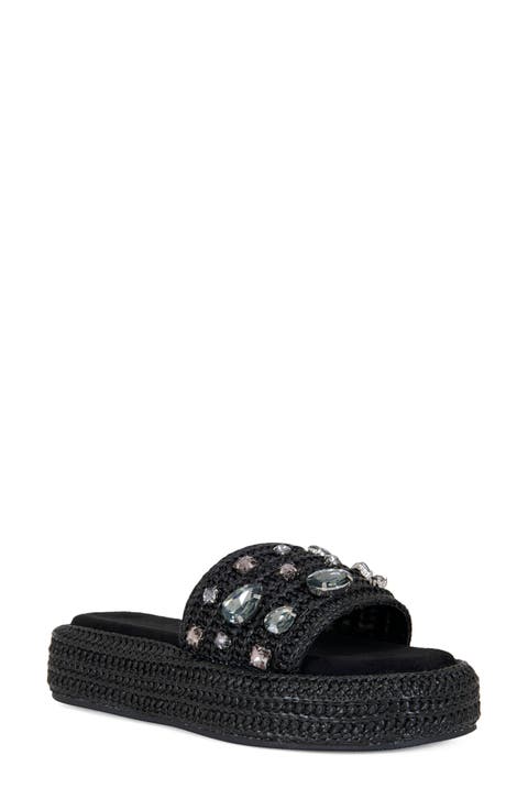 Baste Platform Slide Sandal (Women)