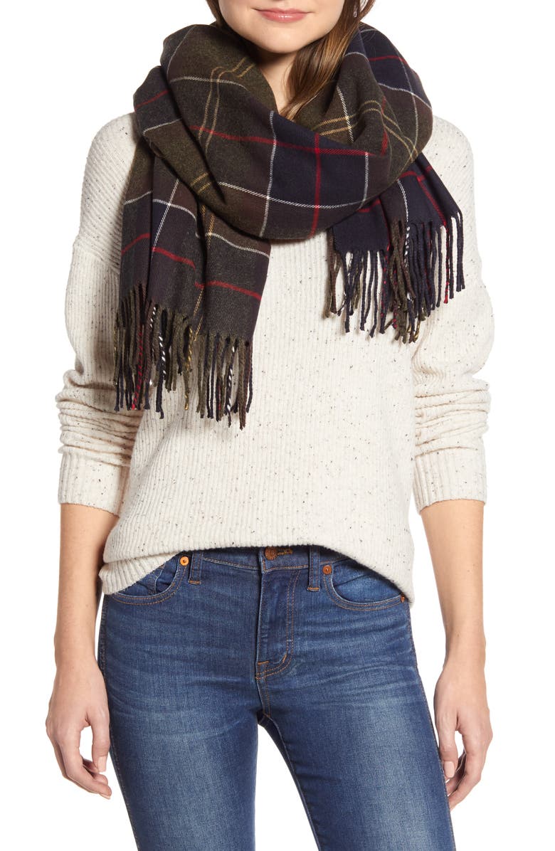 Barbour Hailes Tartan Wrap, Alternate, color,