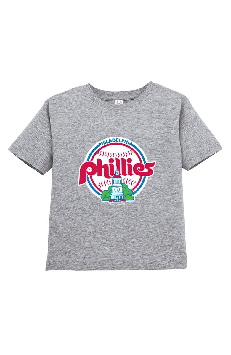 SOFT AS A GRAPE Toddler Soft as a Grape Red/Gray Philadelphia Phillies Cooperstown Collection Two-Pack T-Shirt Set, Alternate, color, Red
