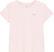 PUMA Kids' Bow Society Stretch Cotton T-Shirt