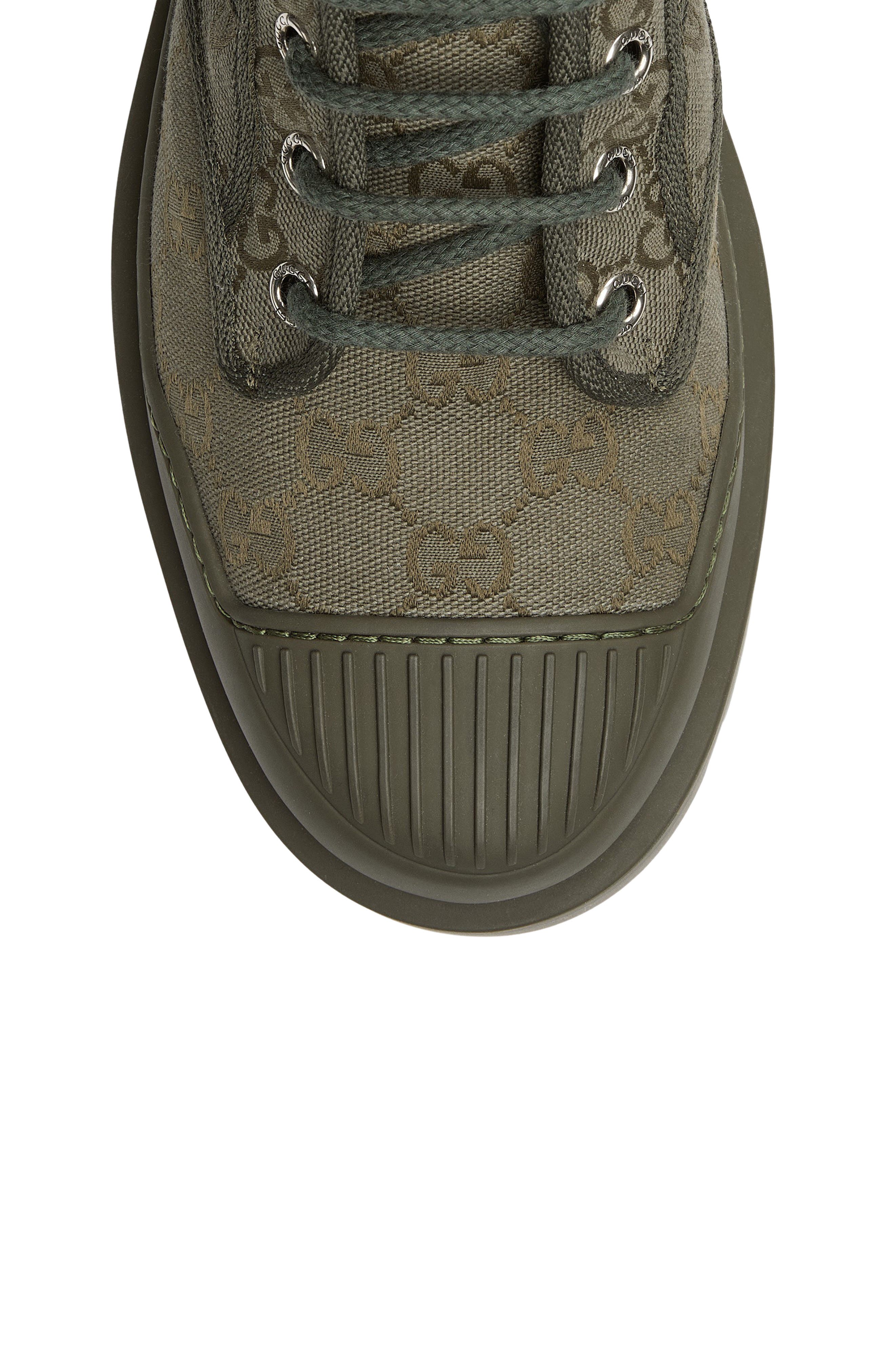 Gucci New Sherlin Combat Boot, Alternate, color, Olive