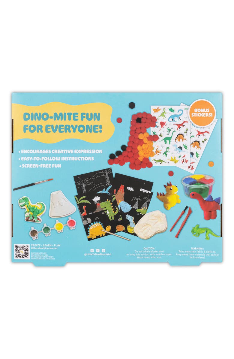 Little Yellow Bicycle 5In1 Dino Craft Kit 7+, Alternate, color, Multicolored