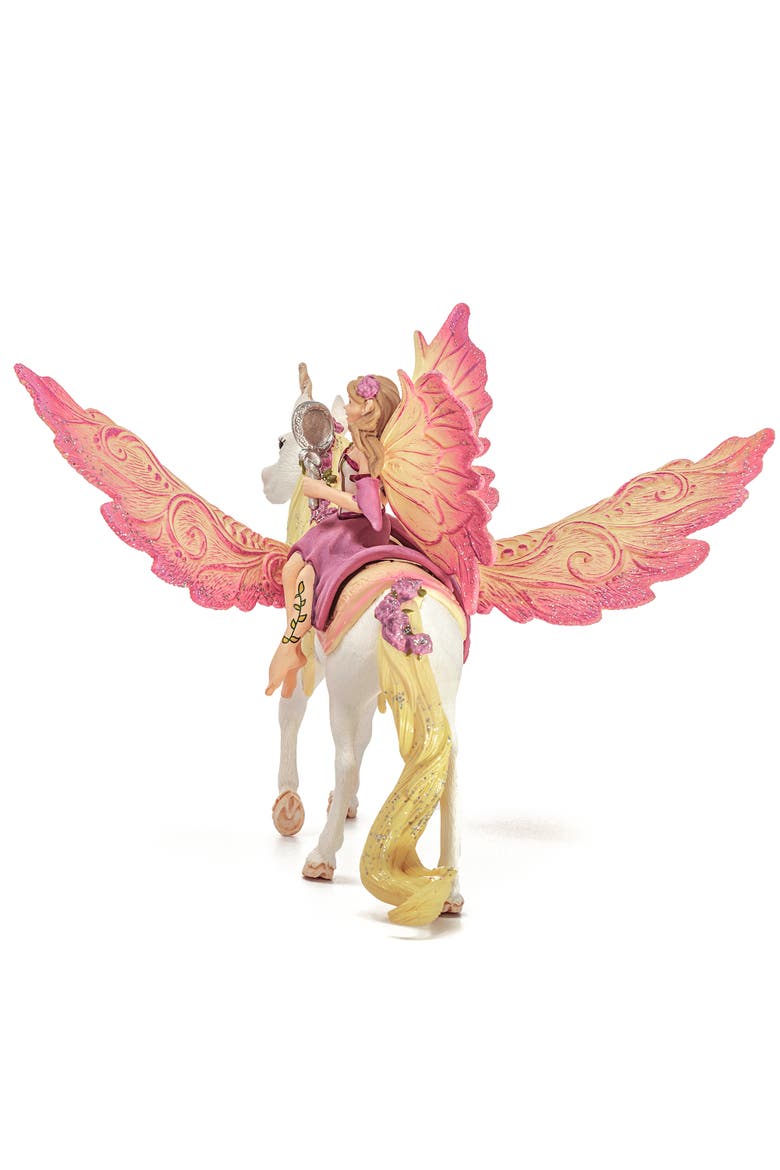 Bayala Fairy Feya With Pegasus Unicorn, 3 Piece Figurine Playset, Kids, Alternate, color, Multicolored