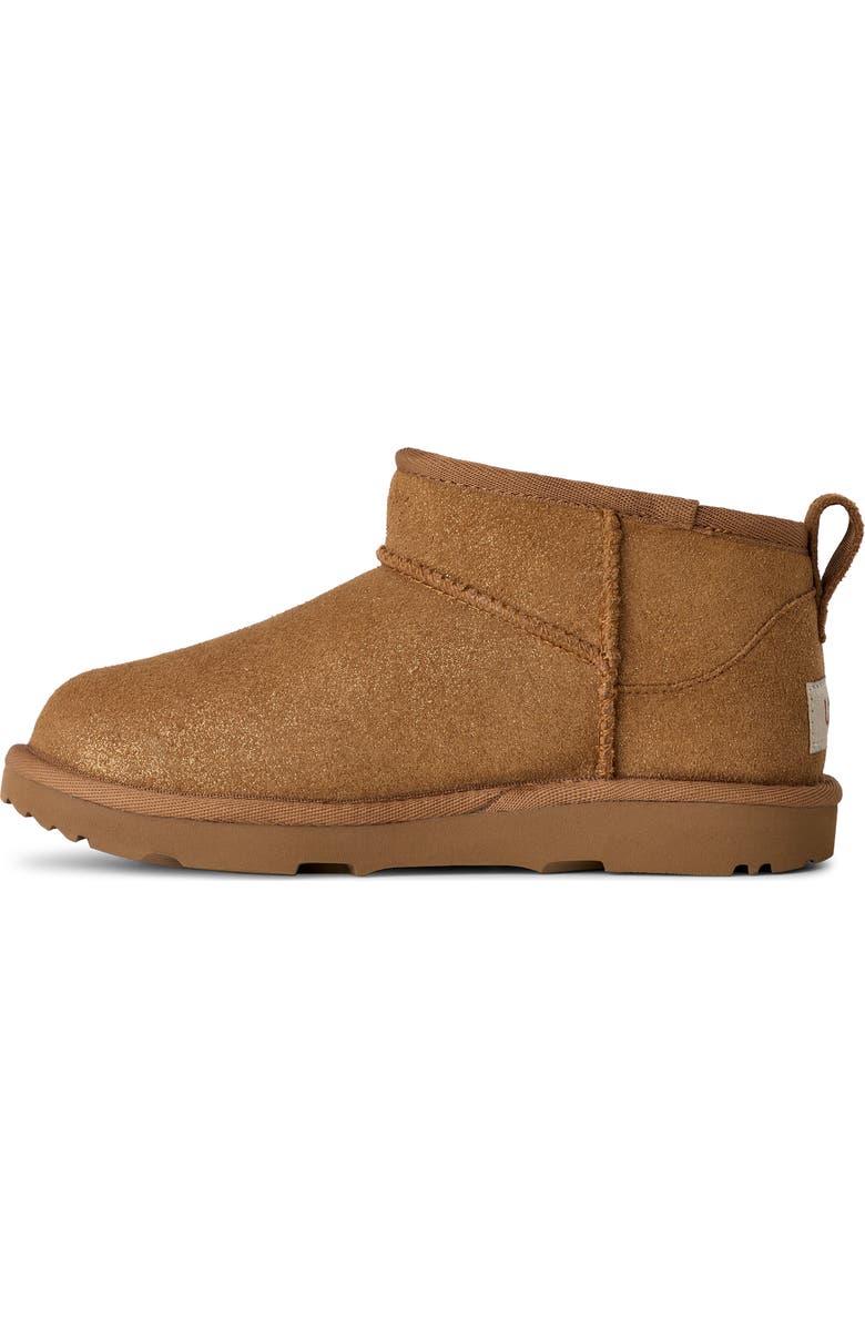 UGG<sup>®</sup> Kids' Classic Ultra Mini Dazzle Boot, Alternate, color, Chestnut