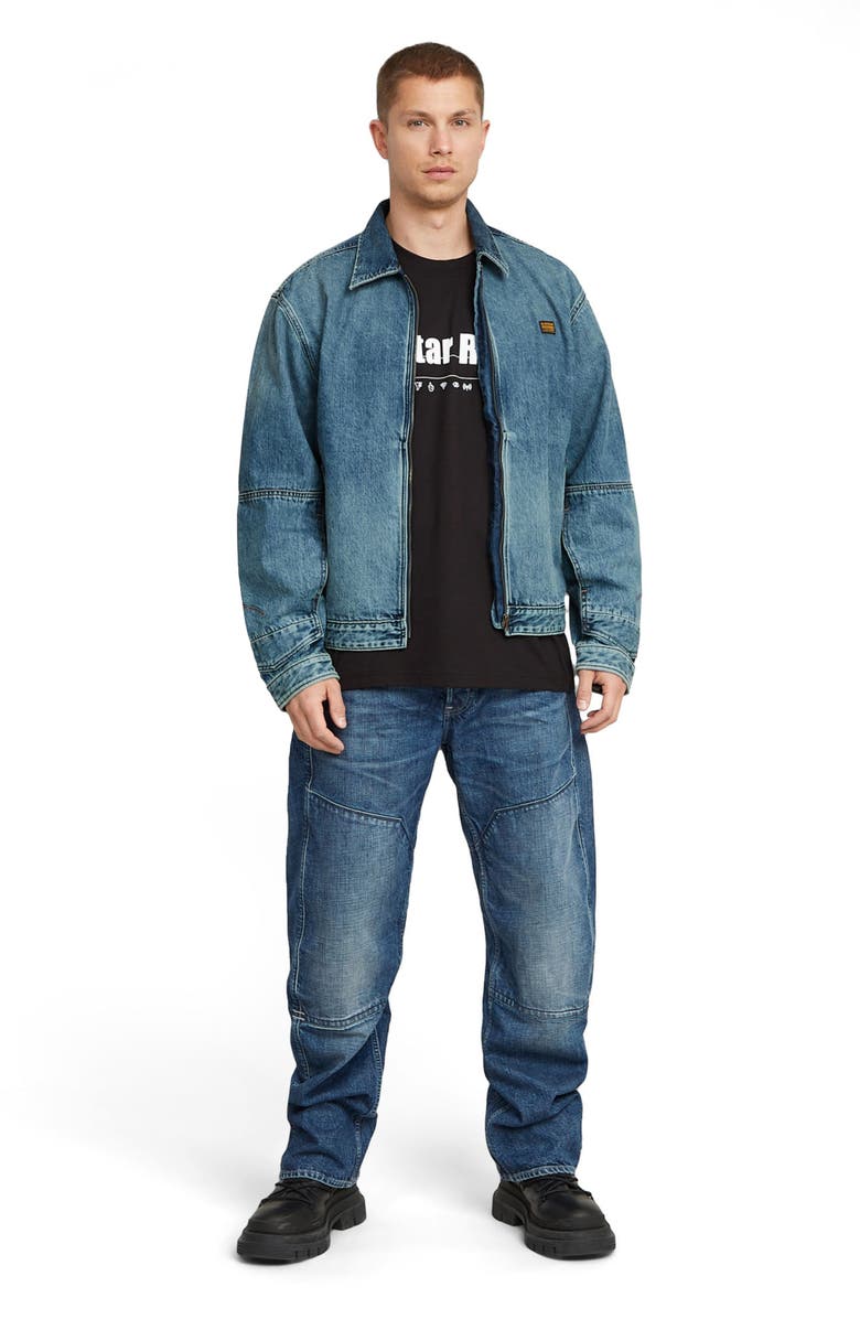 G-STAR Symbols Print Loose Organic Cotton Graphic T-Shirt, Alternate, color, Dark Black