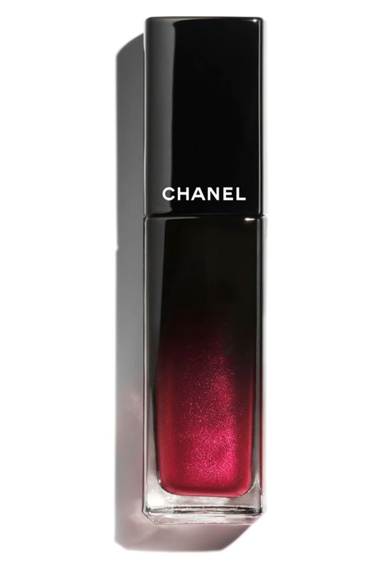 ROUGE ALLURE LAQUE Ultrawear Shine Liquid Lip Colour, Main, color, 558 INCANDESCENT