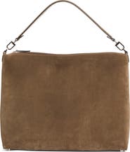 TOTEME Medium Bevel Corded Suede Hobo Bag