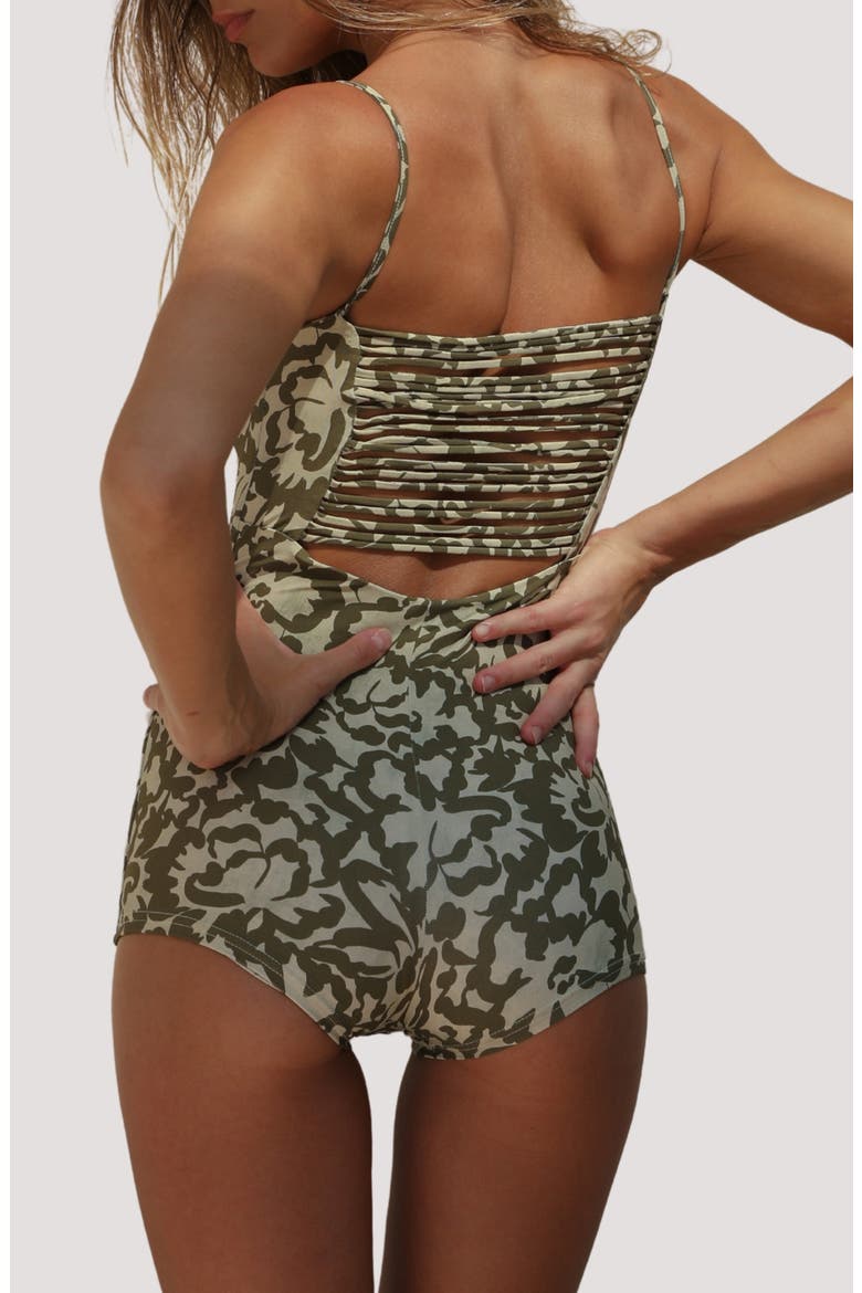 Bobby Print One-Piece Swimsuit, Alternate, color, BAJA BLOOM