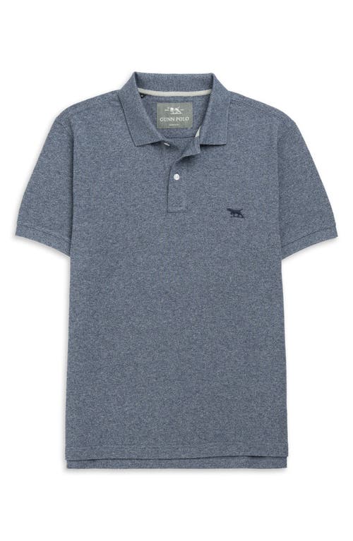 Rodd & Gunn Gunn Piqué Sports Fit Cotton Polo In Denim