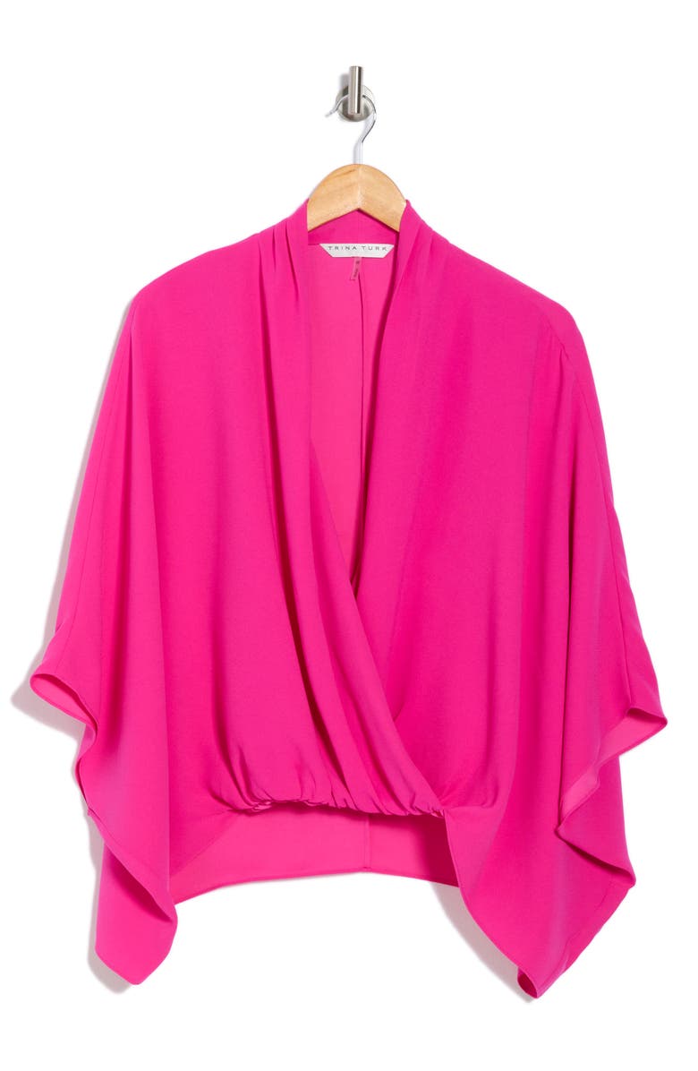 Trina Turk Concourse Top, Alternate, color, Sunset Pin