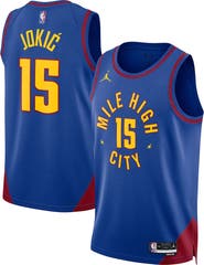 Jordan Brand Unisex Jordan Brand Nikola Jokic Blue Denver Nuggets Swingman Jersey - Statement Edition