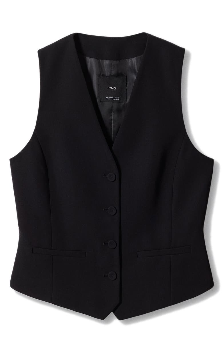 MANGO V-Neck Waistcoat, Alternate, color,