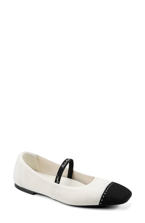 Zailey Cap Toe Mary Jane Flat (Women)