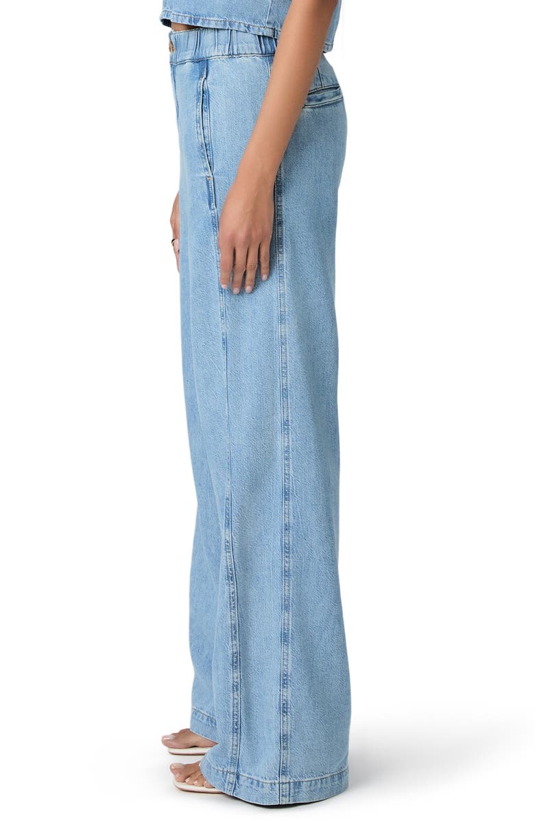 PAIGE Rumi High Waist Wide Leg Jeans, Alternate, color, Revolution