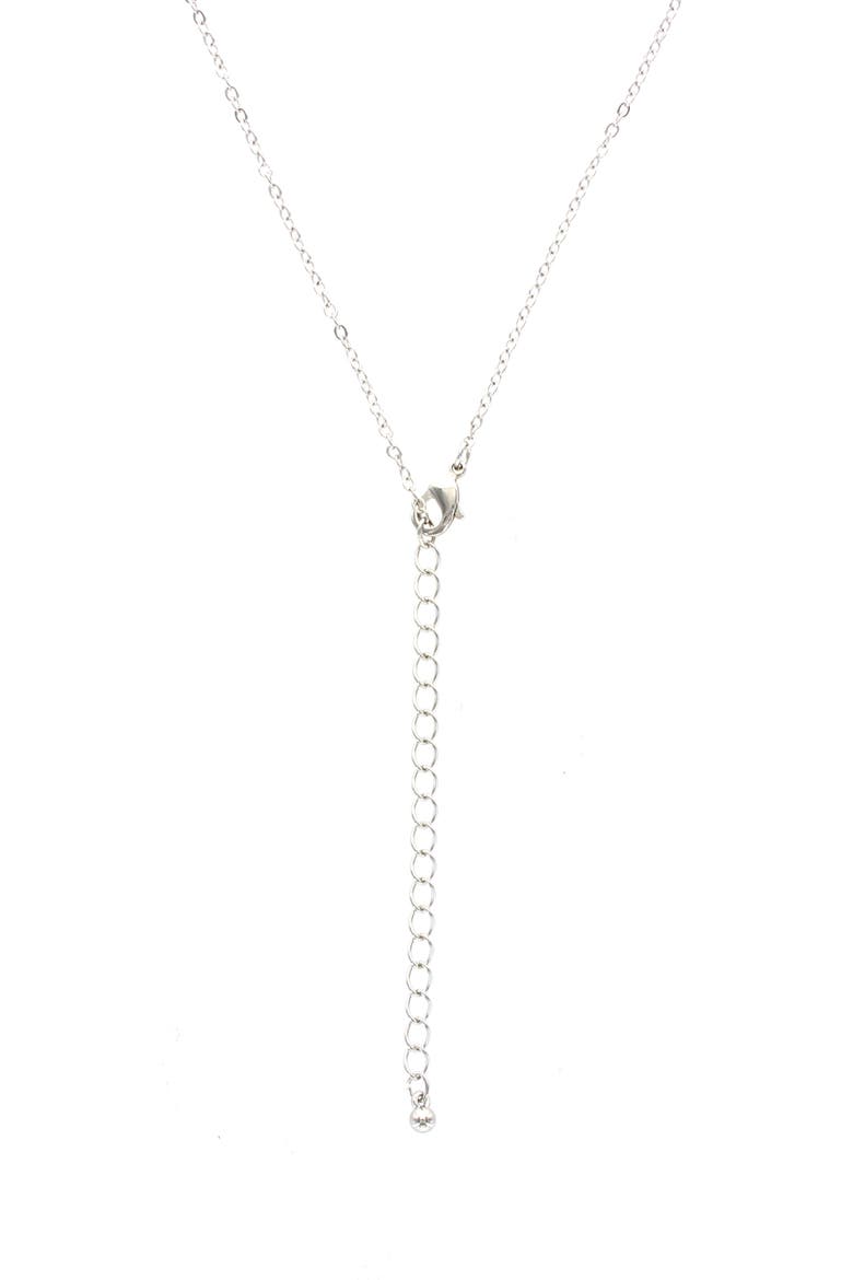 Quote Pendant Necklace, Alternate, color, SILVER / GOLD