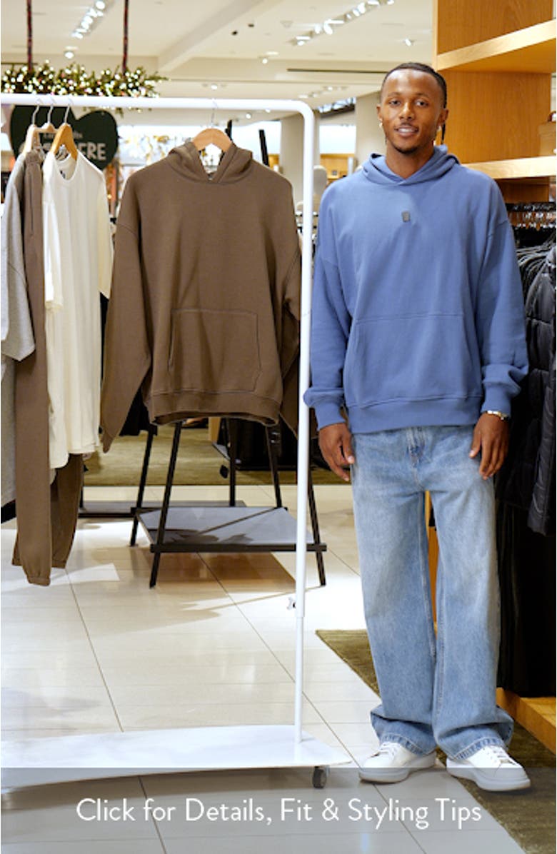 Fleece Lounge Relaxed Hoodie, sales video thumbnail