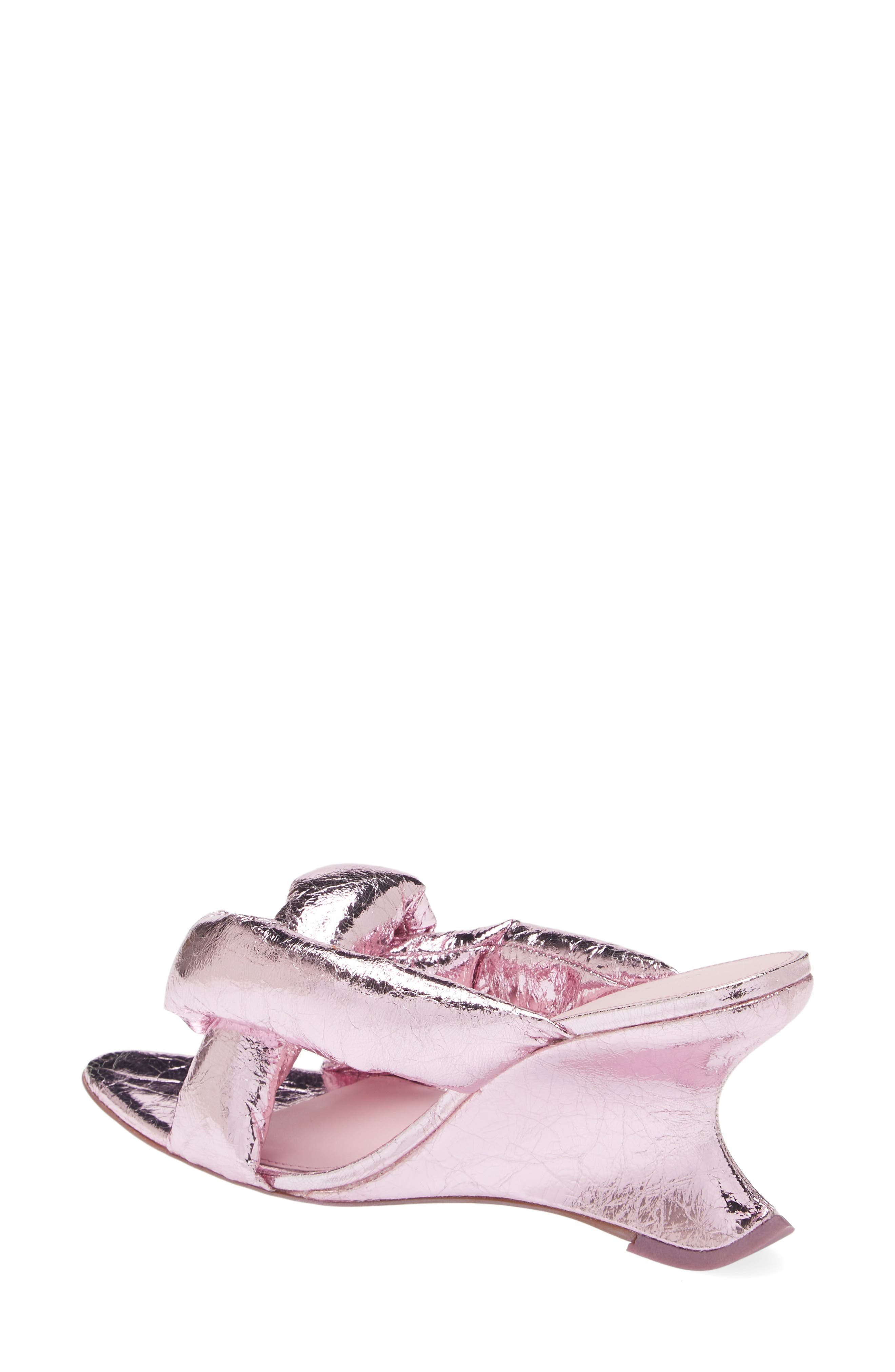 Irene Metallic Puff Sandal, Alternate, color, CAMEO