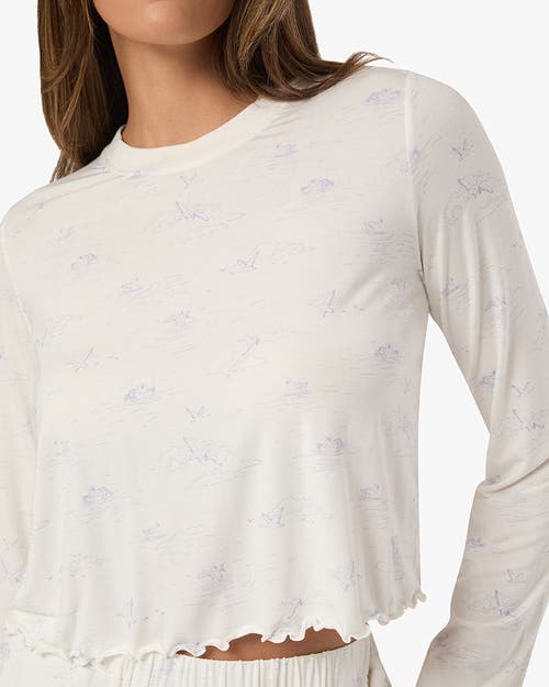 Weworewhat Boxy Crewneck Top In Ivory