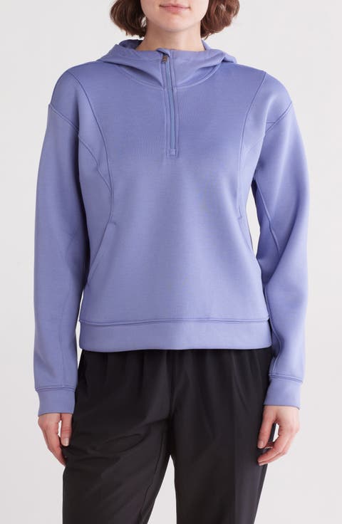 Stellar Scuba Knit Quarter Zip Hoodie