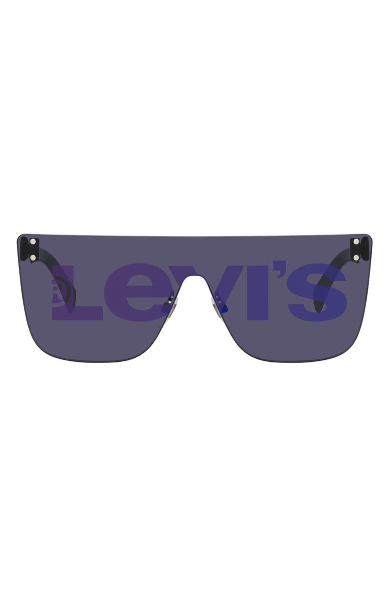 Levi's<sup>®</sup> 99mm Shield Sunglasses, Main, color, Grey