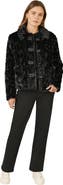 Yumi Textured Faux Fur Jacket