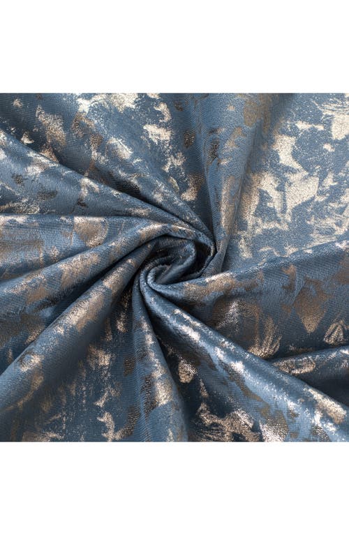 Dainty Home Set Of 2 Jacquard Room Darkening Curtains In Blue
