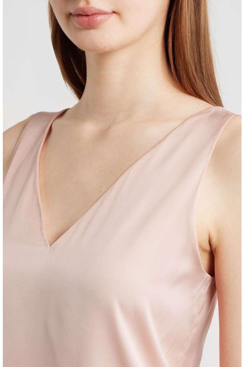Sailor Stretch Silk Shell, Alternate, color, BALLERINA PINK