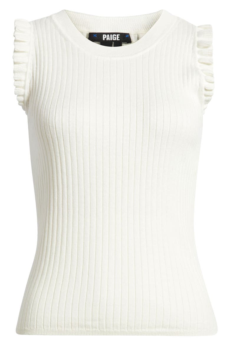 Somi Sleeveless Cotton Blend Sweater, Alternate, color, IVORY