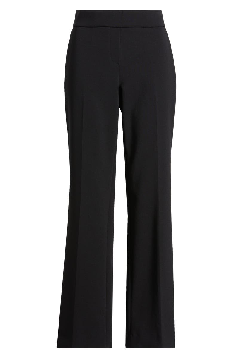 Anne Klein Pull-On Straight Leg Pants, Alternate, color, Anne Black