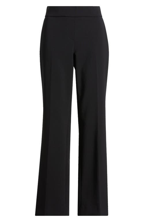 Anne Klein Pull-on Straight Leg Pants In Anne Black