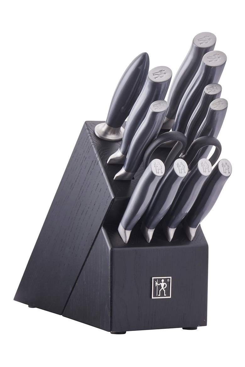 Graphite 13-Piece Knife Block Set, Main, color, GRAPHITE