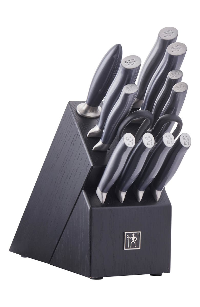 HENCKELS CUTLERY Graphite 13-Piece Knife Block Set, Main, color, Graphite