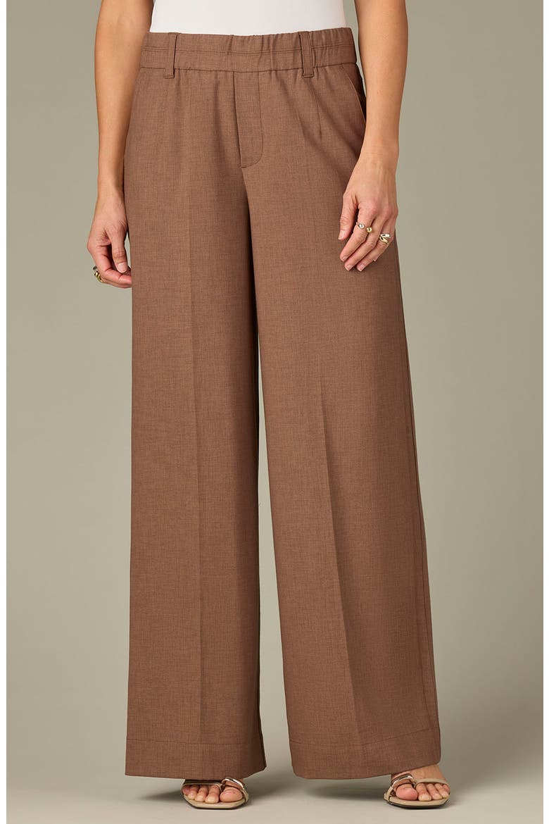 Skyrise Side Seam Straight Leg Pants, Main, color, MOCHA