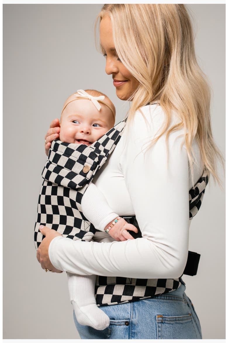 The Monarch Buckle Baby Carrier, Alternate, color, Ebony Check