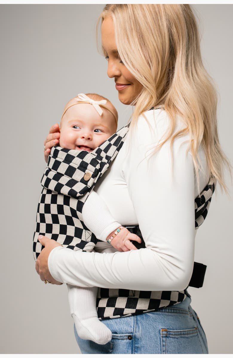 Mabē The Monarch Buckle Baby Carrier, Alternate, color, Ebony Check