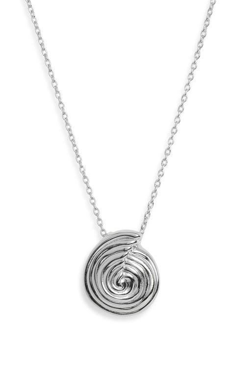 Missoma Mini Spiral Pendant Necklace in Silver  product