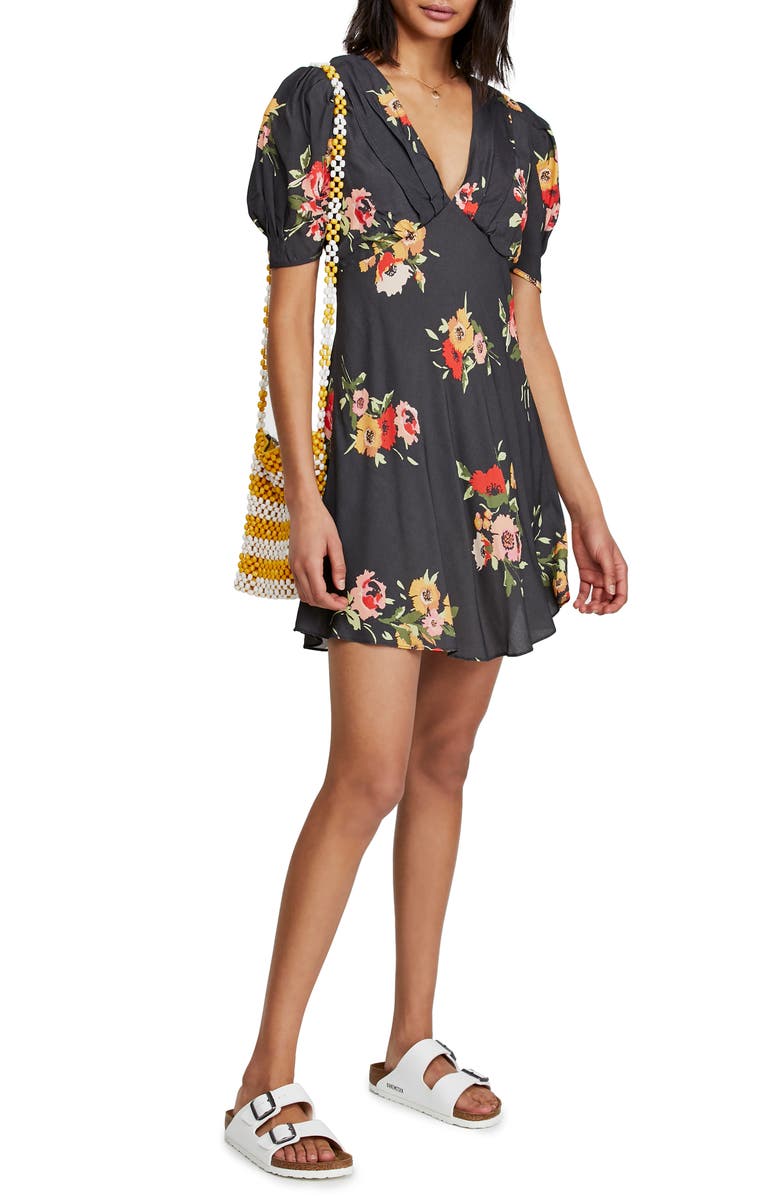Free People Neon Garden Minidress, Main, color, 