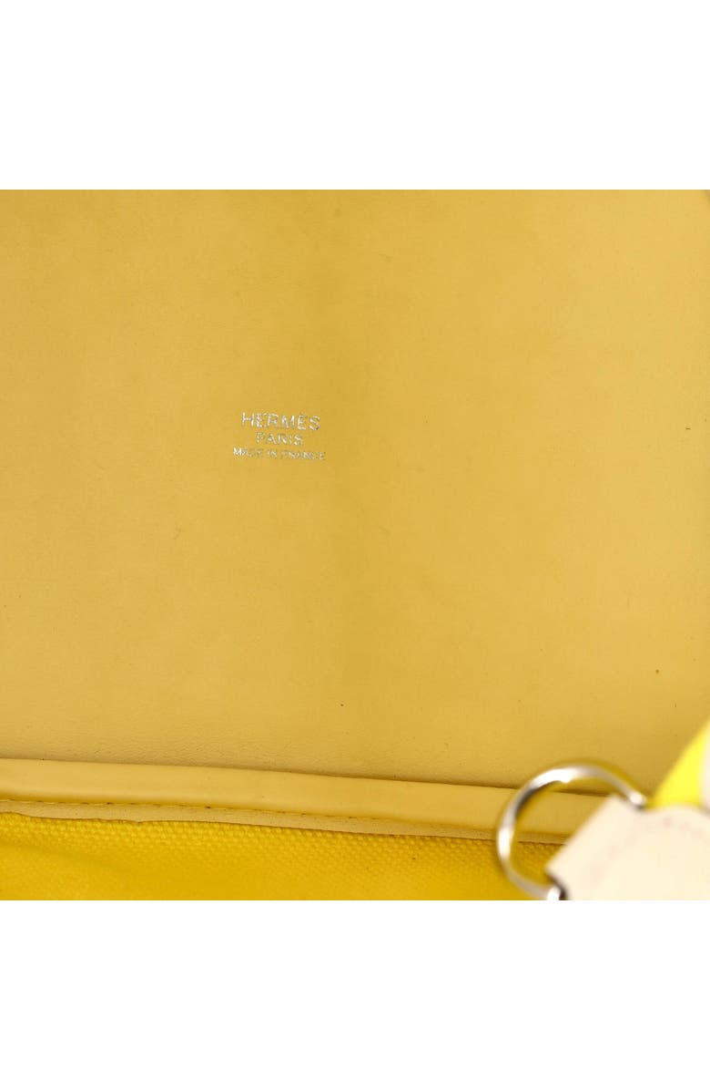 Pre-Owned Hermes Cargo Picotin Lock Bag Canvas and Swift PM, Alternate, color, Lime/Nata